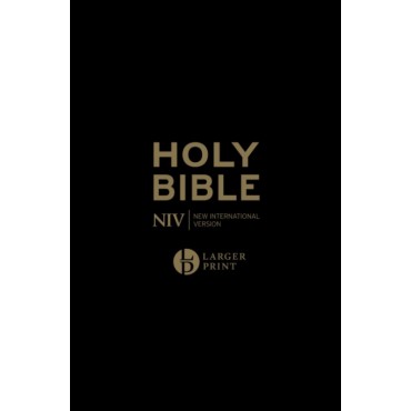 NIV Larger Print Personal Bible I/L Black - Hodder & Stoughton